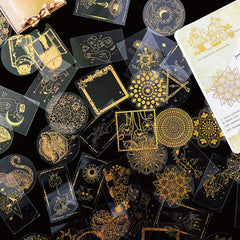 Assorted mandala stickers for journaling