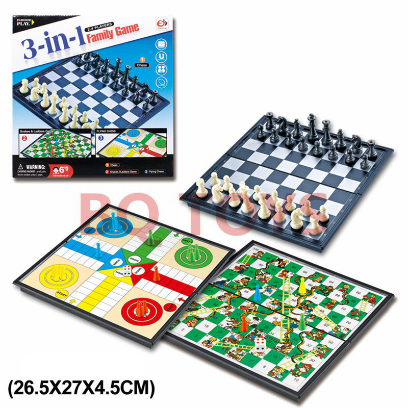 Children playing with Chess and Checkers
