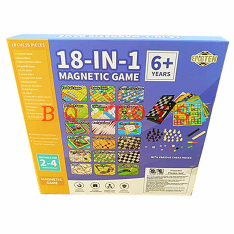 Magnetic Chess Set showing all game types