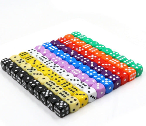solid colour dice for tabletop games image 4