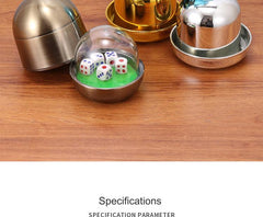 Quality Bronze-Plated Dice Cups