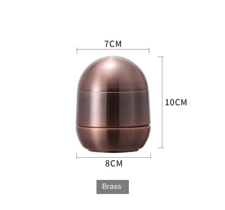 Luxury Vintage Bronze Plated Dice Cup Set