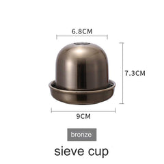 Quality Bronze-Plated Dice Cups
