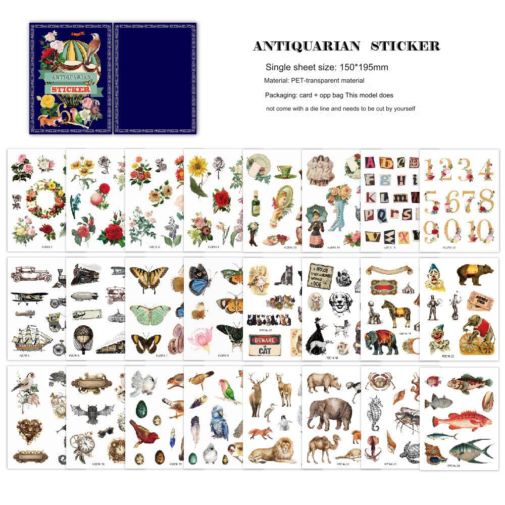 Pack of 50 pieces of decorative stickers image 7