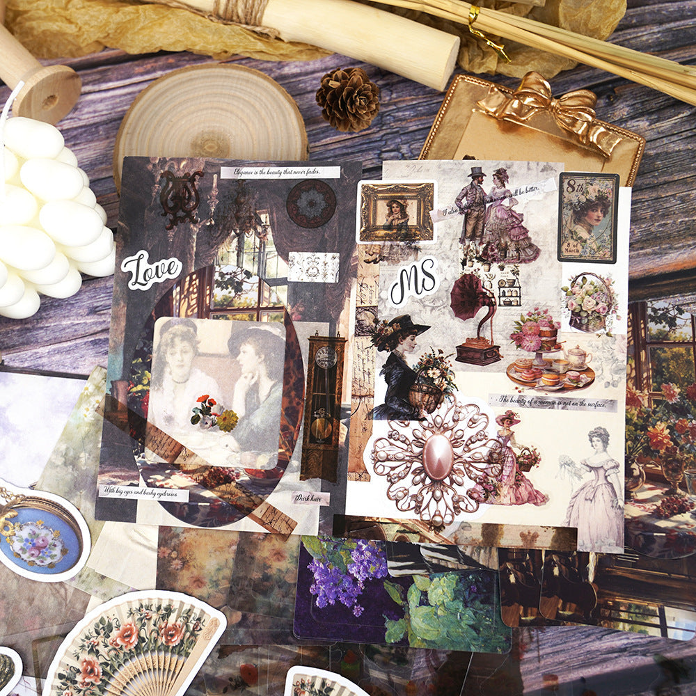 Variety of butterfly stickers on a page