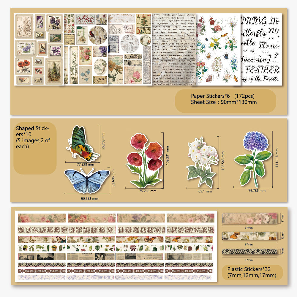 Creative journaling with decorative stickers