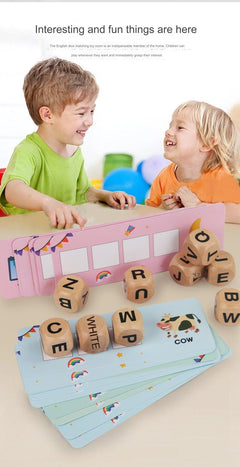 Instruction manual for the wooden dice game