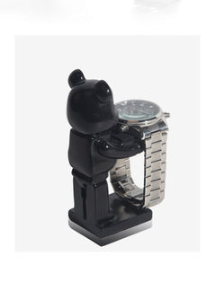Astronaut watch holder showcasing Apple Watch
