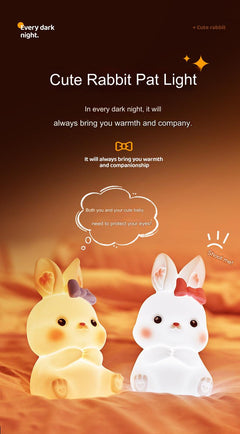 Cute bunny night lamp for kids