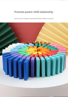 Interactive learning with wooden dominoes