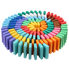 Building structures using domino blocks