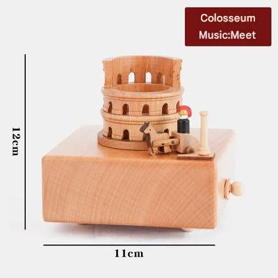 Kids enjoying the charm of a music box