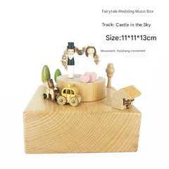Beautifully designed rotating carousel music box