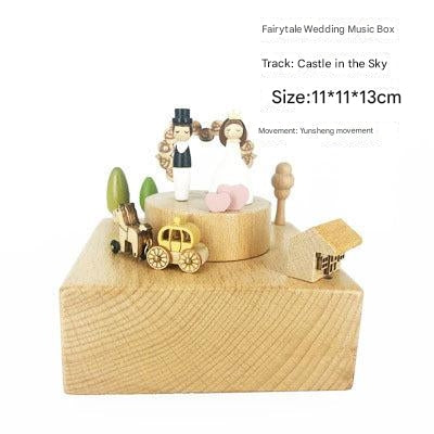 Beautifully designed rotating carousel music box