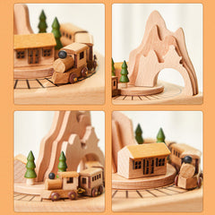Beautifully designed rotating carousel music box