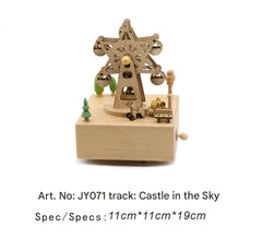 Kids enjoying the charm of a music box
