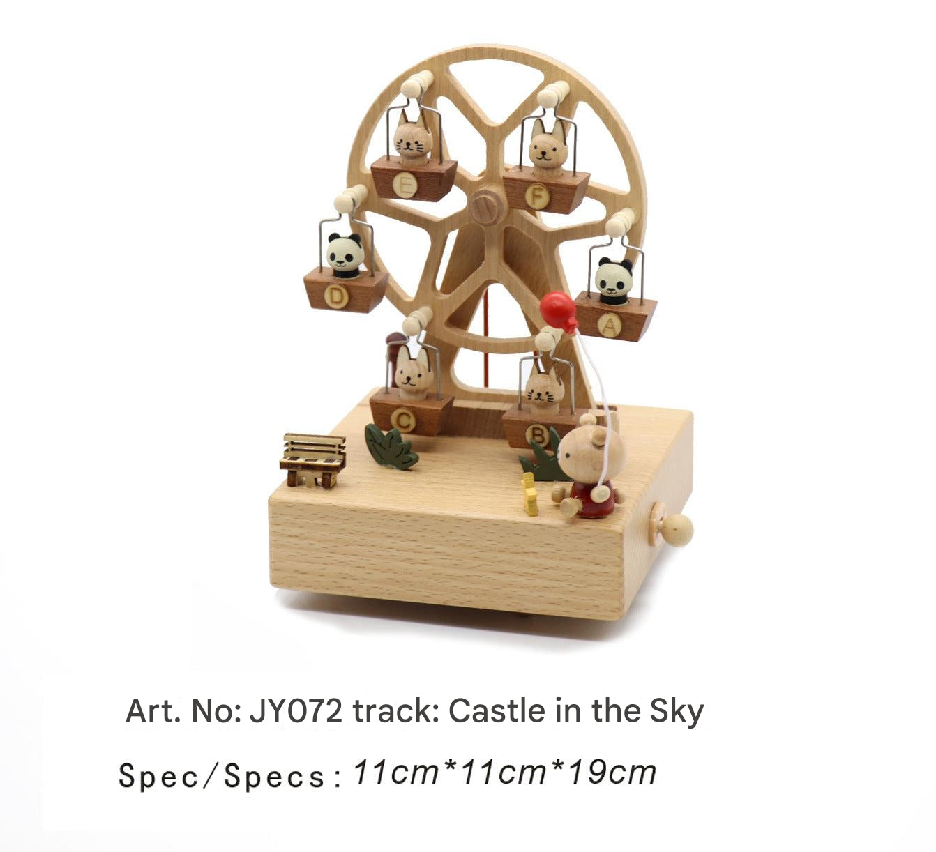 Gift-worthy carousel music box for special occasions