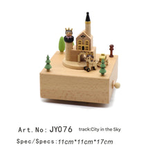 Beautifully designed rotating carousel music box