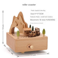 Carousel Music Box showcasing intricate woodcraft