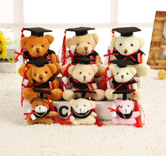 Plush bear gift for graduating students