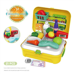 Kids play kitchen set with accessories