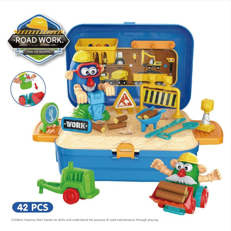 Educational playset with bright colours