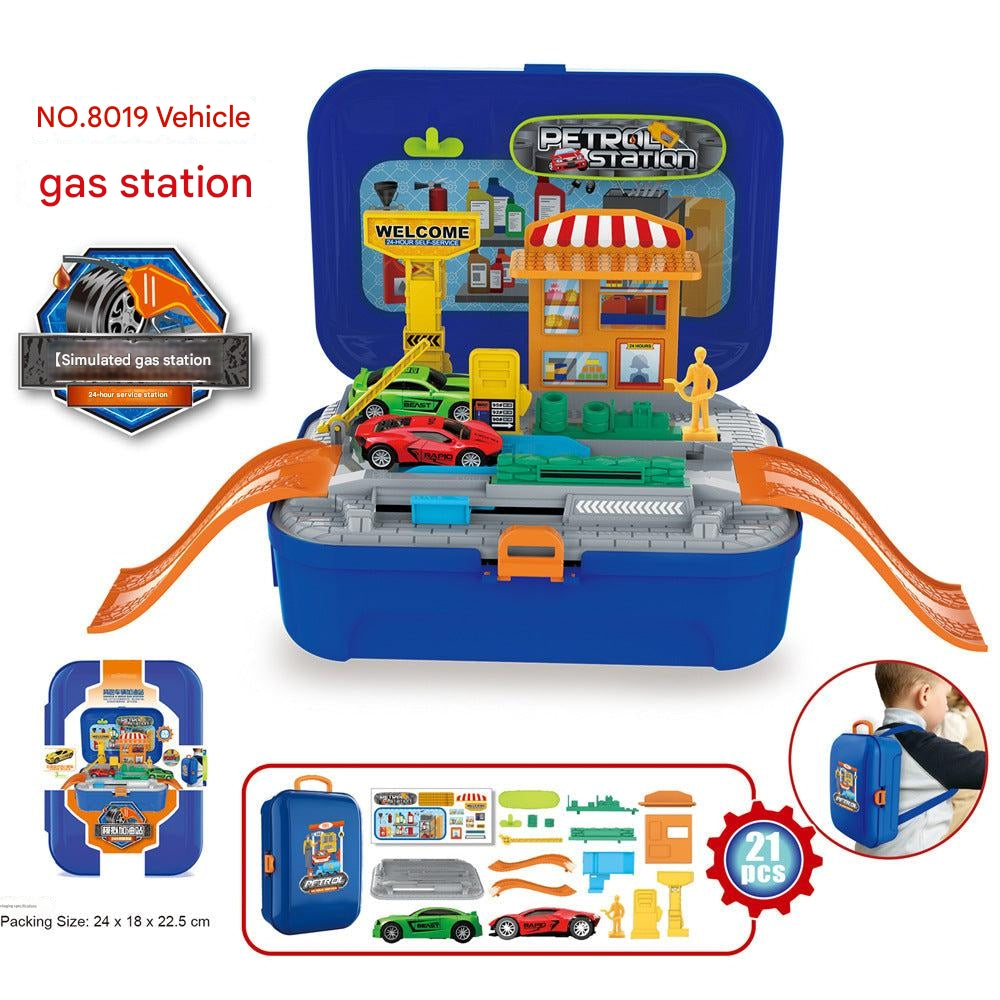 Transportable backpack for kids' toys