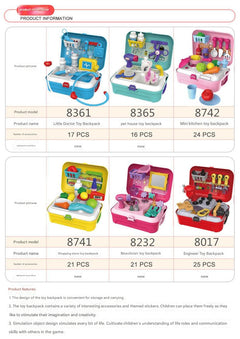 Educational playset with bright colours