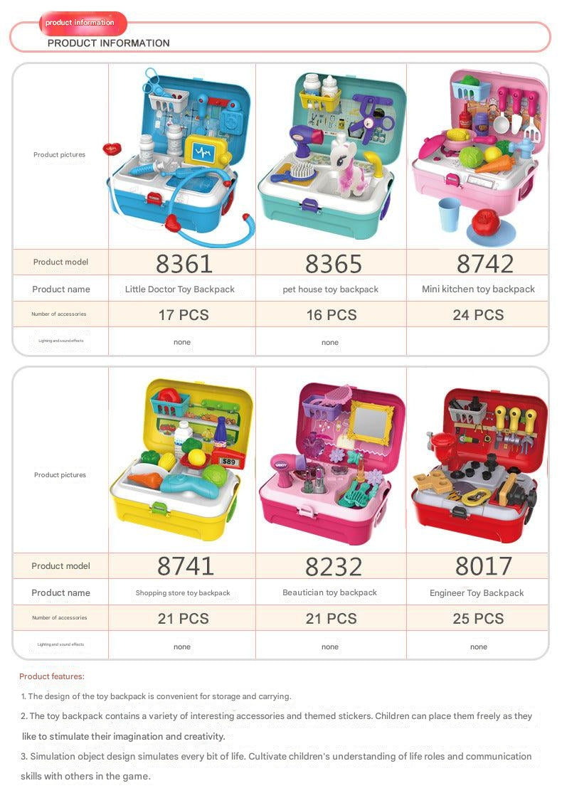 Educational playset with bright colours