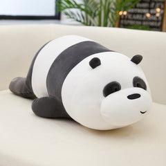 Cuddly Panda Plush Toy Pillow front view