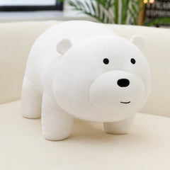 Cuddly Panda Plush Toy Pillow back view
