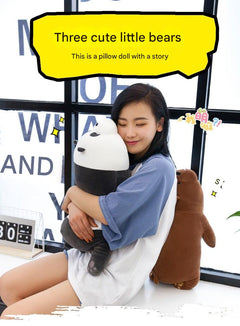 Cuddly Panda Plush Toy Pillow with blanket