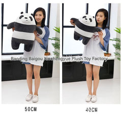 Cuddly Panda Plush Toy Pillow with blanket