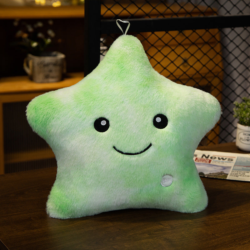Plush cushion in playful decor setting