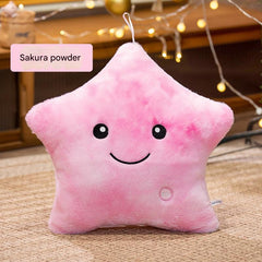 Soft plush toy with multi-coloured lights