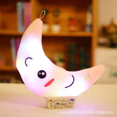 Bright multi-coloured lights plush toy
