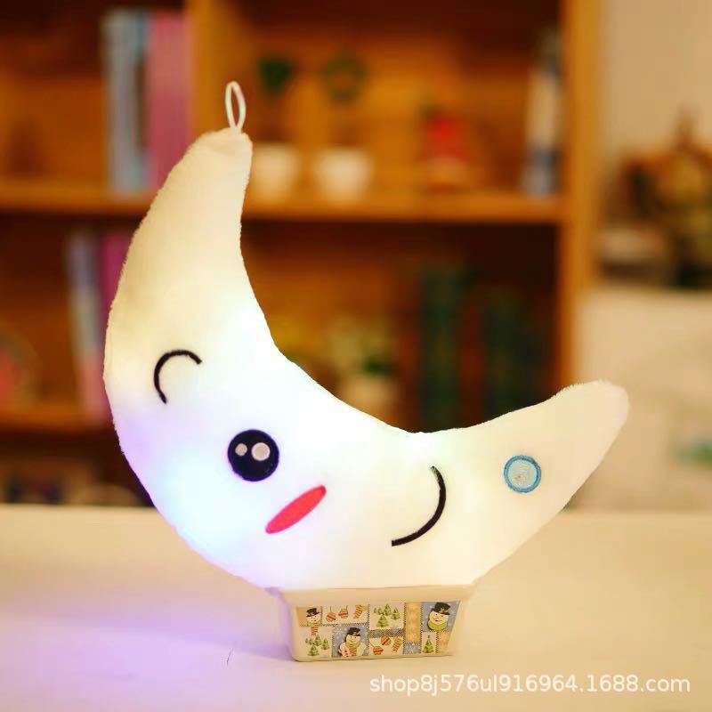 Star plush pillow for night comfort