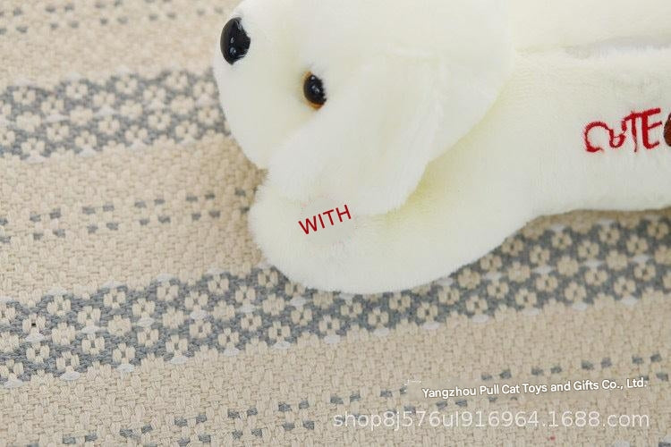 Close-up of dolphin plush toy details