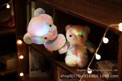 Adorable dolphin stuffed animal glow effect