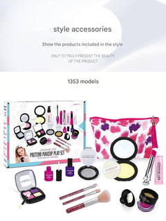 Princess Makeup Toy Set with bling stickers - Image 4