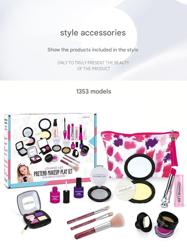 Princess Makeup Toy Set with bling stickers - Image 4