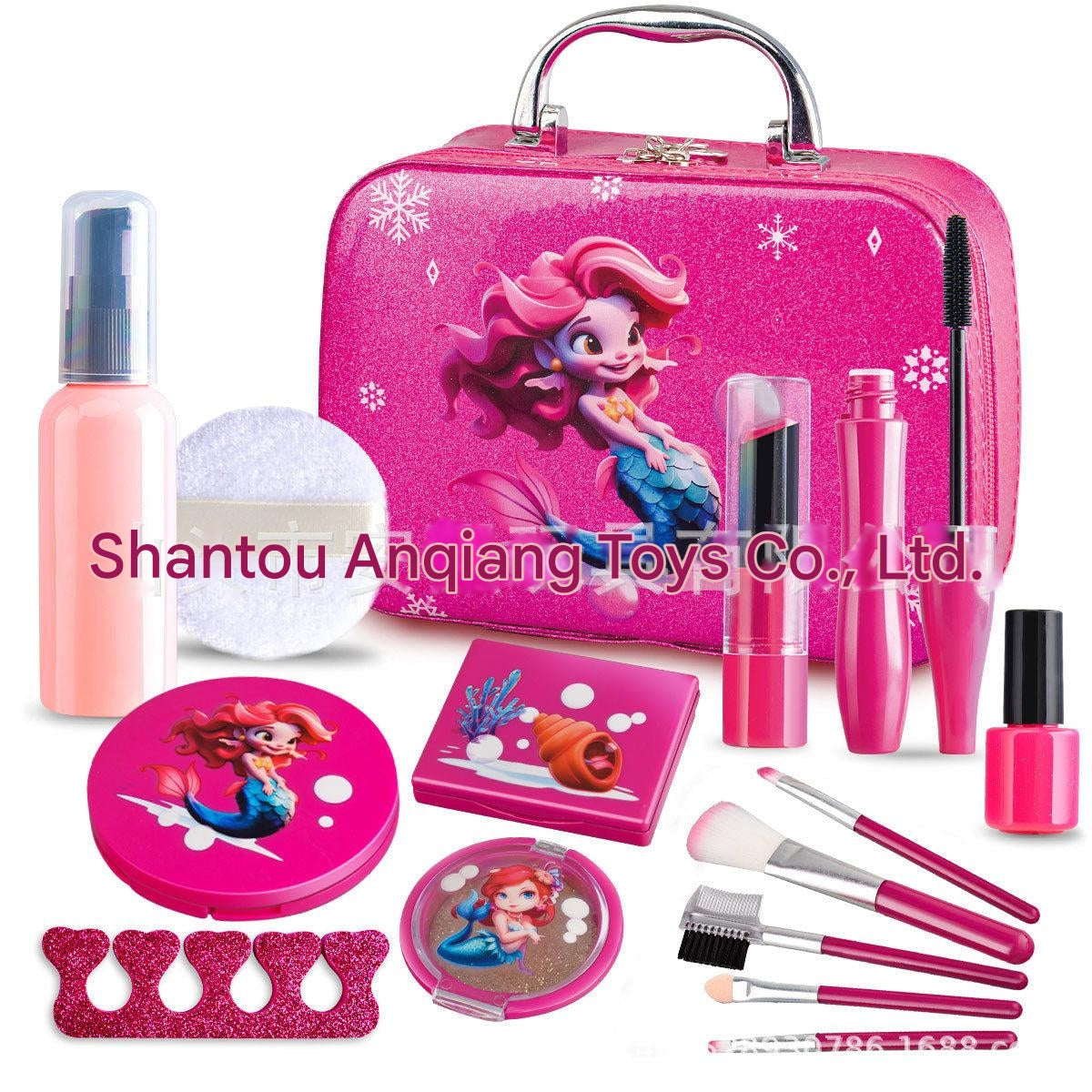 Makeup toy set layout for kids