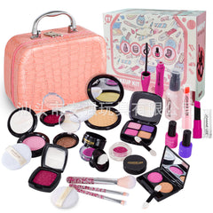 Children's makeup set spread out