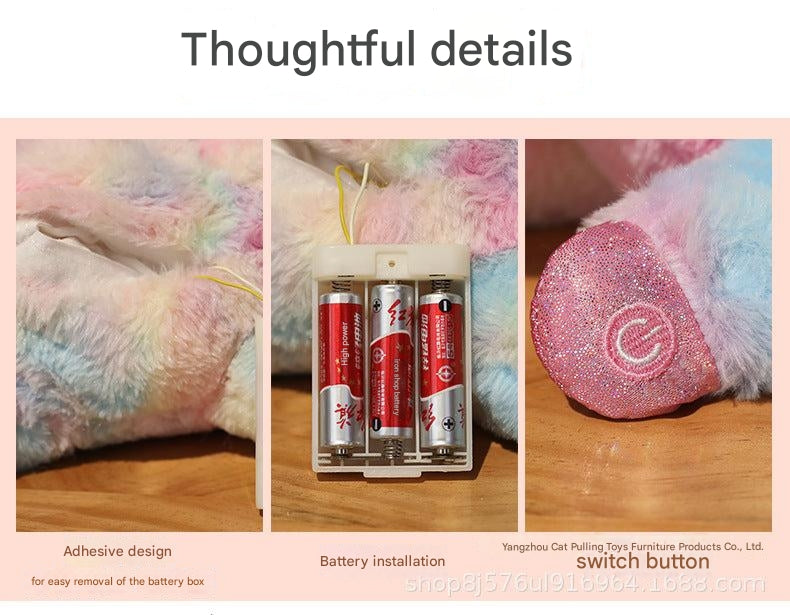 Glowing Unicorn Plush Toy grouped with other toys