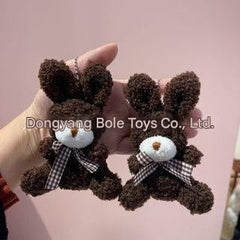 Teddy bear and bunny soft toy charm image