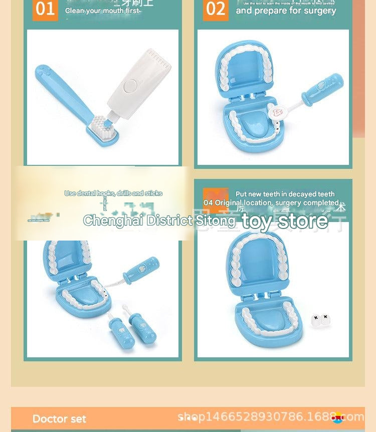 Kids Doctor and Nurse Role Play Set with tools