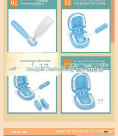 Kids Doctor and Nurse Role Play Set with tools