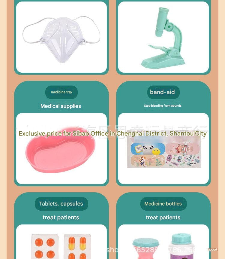 Nurse role play toys for small hands