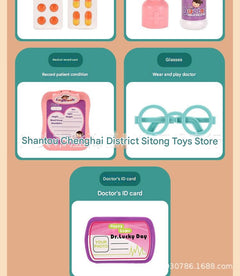 Children's medical playset accessories