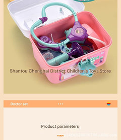 Kids Doctor and Nurse Role Play Set with tools